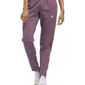 adidas Womens Relaxed Fit Tapered Legs Fleece Pant, Size M.  AX